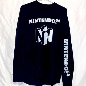 Mens Nintendo 64 Long Sleeve
